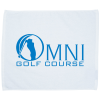 View Image 1 of 1 of Premium Midweight Velour Sports Towel - White