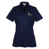 View Image 1 of 2 of Performance Fine Jacquard Polo - Ladies' - 24 hr