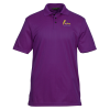 View Image 1 of 2 of Performance Fine Jacquard Polo - Men's - 24 hr