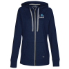 View Image 1 of 3 of New Era Sueded Cotton Full-Zip Hoodie - Ladies' - Embroidered - 24 hr