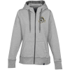 View Image 1 of 3 of New Era French Terry Full-Zip Hoodie - Ladies' - Embroidered - 24 hr