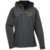 View Image 1 of 3 of Forli Melange Reflective Accent Hooded Jacket - Ladies'