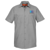 View Image 1 of 3 of Red Kap Technician Short Sleeve Work Shirt - 24 hr