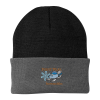 View Image 1 of 2 of Big Cuff Knit Cap - Two Tone - 24 hr
