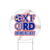View Image 1 of 2 of Sport Yard Sign - Baseball - 24" x 24"