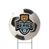 View Image 1 of 2 of Sport Yard Sign - Soccer Ball - 24" x 24"