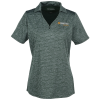 View Image 1 of 3 of Tonal Stripe Snag Resist Performance Polo - Ladies'