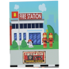 View Image 1 of 3 of Kid's Reusable Sticker Activity Book - Fire Station