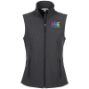 View Image 1 of 3 of Heathered Soft Shell Vest - Ladies'