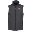 View Image 1 of 3 of Heathered Soft Shell Vest - Men's