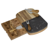 View Image 1 of 3 of Black Marble Cheese Board Set - 24 hr