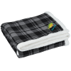 View Image 1 of 3 of Flannel Sherpa Blanket