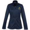 View Image 1 of 3 of Interfuse Striated Fleece Jacket - Ladies'