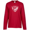 View Image 1 of 3 of Ideal 6 oz. Ring Spun Cotton LS T-Shirt