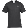 View Image 1 of 3 of Ideal 6 oz. Ring Spun Pocket T-Shirt