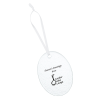 View Image 1 of 2 of Hammered Glass Ornament - Oval