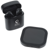 View Image 1 of 9 of Oros True Wireless Auto Pair Ear Buds with Wireless Charging Pad