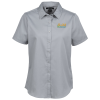 View Image 1 of 3 of Stain Repel Short Sleeve Twill Shirt - Ladies'