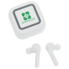 View Image 1 of 8 of True Wireless Auto Pair Ear Buds and Wireless Pad Power Case - 24 hr