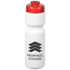View Image 1 of 4 of Sport Bottle with Flip Drink Lid - 28 oz. - White