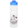 View Image 1 of 3 of Clear Impact Olympian Bottle with Flip Drink Lid - 28 oz.