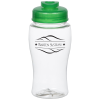 View Image 1 of 3 of Clear Impact Poly-Pure Lite Bottle with Flip Drink Lid - 18 oz.