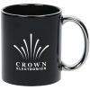 View Image 1 of 2 of Metallic Handle Coffee Mug - 11 oz.