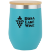 View Image 1 of 3 of Vacuum Wine Cup with Bamboo Lid - 12 oz.