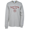 View Image 1 of 3 of Champion Long Sleeve Heritage Crew T-Shirt - Men's