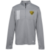 View Image 1 of 3 of adidas 3-Stripes Double Knit 1/4-Zip Pullover - Men's