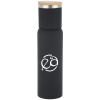 View Image 1 of 3 of Bamboo Accent Vacuum Bottle - 22 oz.