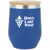View Image 1 of 3 of Vacuum Wine Cup with Bamboo Lid - 12 oz. - 24 hr
