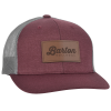 View Image 1 of 4 of Zone Sonic Heather Trucker Cap - Laser Engraved Patch