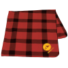 View Image 1 of 2 of Buffalo Plaid Fleece Blanket - 24 hr