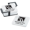 View Image 1 of 5 of White Marble 4-Piece Coaster Set