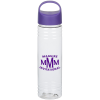 View Image 1 of 2 of Clear Impact Halcyon Water Bottle with Oval Crest Lid - 24 oz.