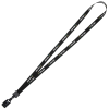 View Image 1 of 2 of Dye-Sublimated Lanyard - 1/2" - 32" - Large Metal Bulldog Clip