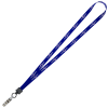 View Image 1 of 2 of Dye-Sublimated Lanyard - 1/2" - 32" - Snap with Metal Bulldog Clip