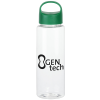 View Image 1 of 3 of Clear Impact Guzzler Sport Bottle with Oval Crest Lid - 32 oz.
