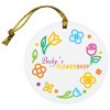 View Image 1 of 1 of Slim Acrylic Ornament - Round