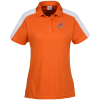 View Image 1 of 3 of Bi-Color Performance Polo - Ladies'