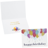 View Image 1 of 3 of Colorful Balloons Birthday Card