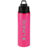 View Image 1 of 2 of h2go Surge Aluminum Bottle - 28 oz. - Neon - Laser Engraved