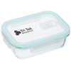 View Image 1 of 3 of Glass Food Container with Snap On Lid