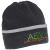 View Image 1 of 5 of Harriton Fleece Lined Reflective Beanie