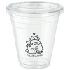 View Image 1 of 2 of Clear Soft Plastic Cup with Lid - 12 oz.