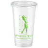 View Image 1 of 2 of Clear Soft Plastic Cup with Lid - 32 oz.