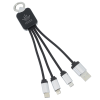 View Image 1 of 5 of SCX Stellar Light-Up Logo Charging Cable - Rectangle