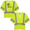 View Image 1 of 6 of Xtreme Visibility Short Sleeve Zip Vest