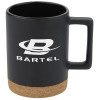 View Image 1 of 2 of Bates Coffee Mug with Cork Base - 14 oz. - 24 hr